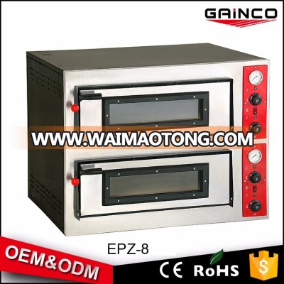 GAINCO Professional Commercial stainless steel electric pizza bakery machine oven